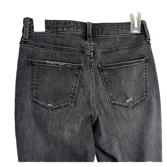Universal Thread Gray Cotton Blend High-Rise Skinny Denim Jeans Size 2/26 - Picture 4 of 9